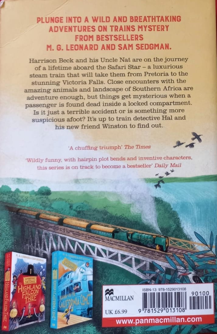 Murder on the Safari Star (Adventures on Trains #3) - M.G. Leonard & Sam Sedgman