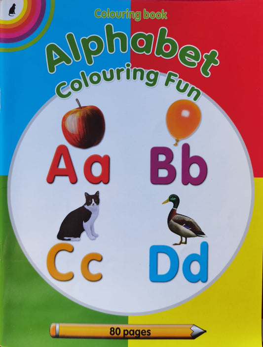 Alphabet Colouring Fun - 80 pages